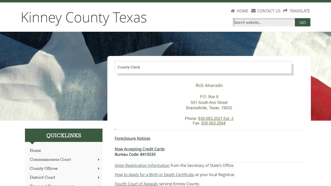 Kinney County, Texas